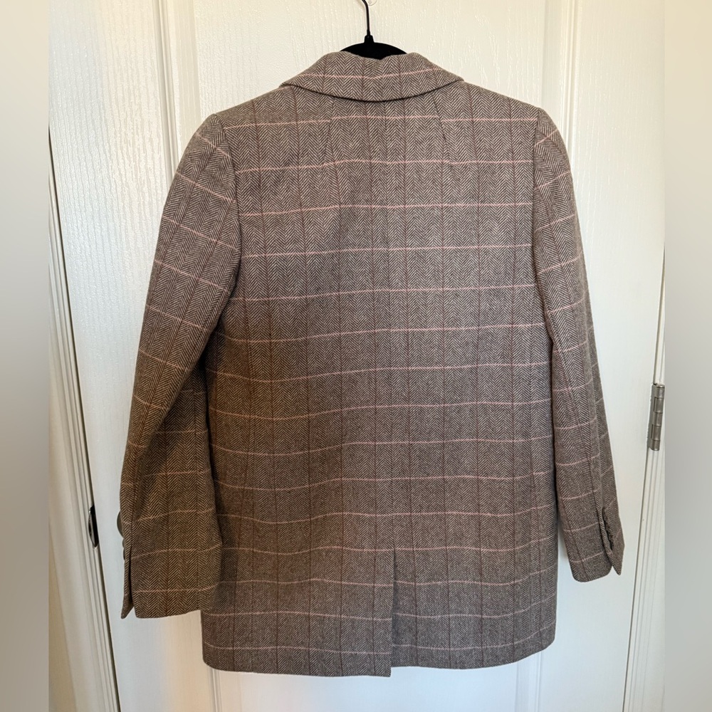 Madewell Brown Plaid Blazer - Picture 3 of 7